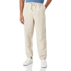 MUSTANG Heren Style Linen Cotton Jogger Joggingbroek, Peyote 4094, S, peyote 4094, S