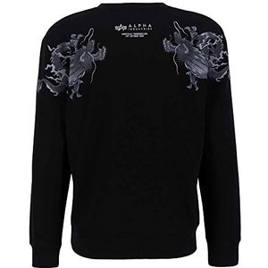Alpha Industries Dragon EMB Sweatshirt voor heren Black/Black