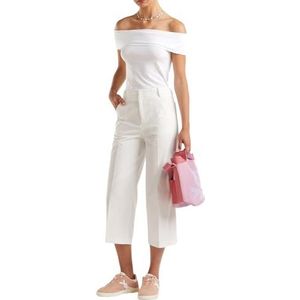 United Colors of Benetton Broeken voor dames, Wit, 46 NL