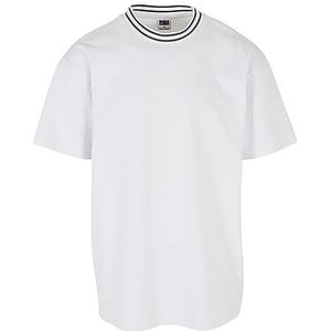 Urban Classics Kicker Tee T-shirt voor heren, wit, XXL