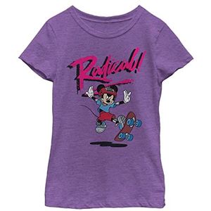 Disney Mickey T-shirt voor meisjes, maat XL, Purple Berry, XL, Berry paars, XL, Paarse bes, XL