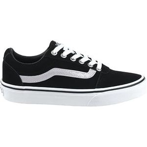 Vans Ward Sneaker voor dames, Metallic Zijstreep Zwart, 36 EU