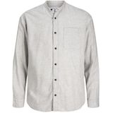 Jack & Jones - JJEBAND MELANGE SHIRT L/S SN - Overhemd - Lichtgrijs melange