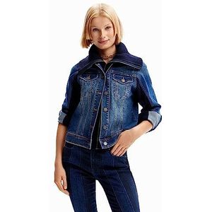 Desigual JACKET_CONDO, 5053 DENIM MEDIUM WASH, XS, blauw, XS