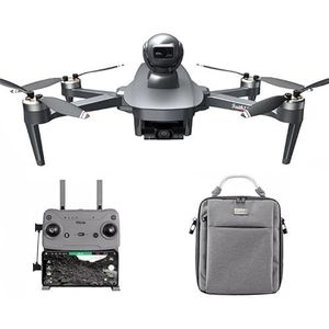 LUXWALLET Valkyrie X Dodge – 5 Ghz WiFi GPS Drone - Micro-SD Kaart Ingang- 4K Camera – 6000 Meter - Laser Obstakel Ontwijking- 3 Assige Gimbal – Return To Home – Borstelloze Motor – Grijs