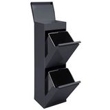 Inbouwprullenbak - RVS - 30 Liter