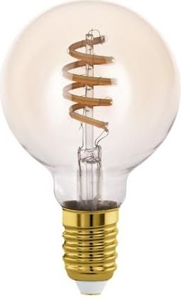 EGLO connect.z Smart-Home Ledlamp E27, G80, Matter, ZigBee, app en spraakbesturing Alexa, dimbaar, warmwit-koudwit, 806 lumen, 7 watt, vintage gloeilamp amber