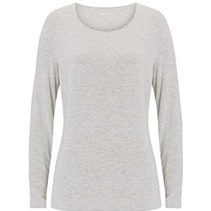 Betty & Co Basic shirt voor dames, effen, grijs, XXL