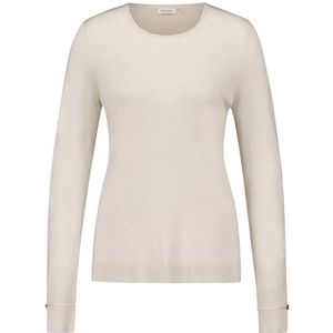 GERRY WEBER Pullover 1/1 mouw, Crèam melange, 42