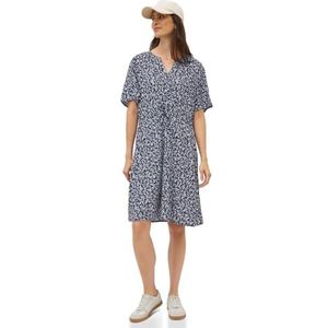 Cecil - Gestructureerde Jurk - Blauw - Dames