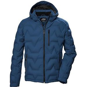 killtec heren Gewatteerd jack met capuchon/jack is waterafstotend KOW 60 MN QLTD JCKT, blau, 3XL, 41834-000