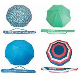 JugaToys Parasol van aluminium, 180 cm, 8 vezelstangen, buis 28/32 mm, 300D Oxford-weefsel, binnenkant UV 50+, met venster en spies, verschillende modellen, Assortiment, Grande, Boheems