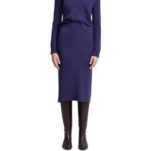 Streifen - Marine - Elastische Viscose - 53% Polyester, 47% Viscose