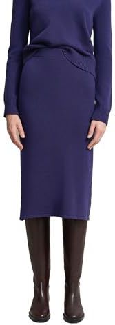 Streifen - Marine - Elastische Viscose - 53% Polyester, 47% Viscose