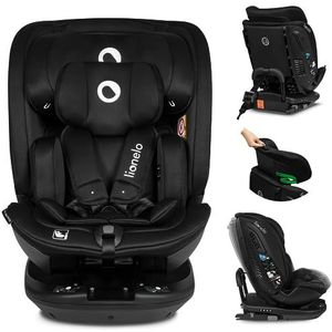 LIONELO Bastiaan RWF I-Size Autostoel voor Baby en Peuter 0-36 kg, 360° Draaibaar, ISOFIX i-Size R129 Nieuwste norm, Montage voorwaarts en Achterwaarts, Zijdelingse bescherming, Volledig verstelbaar