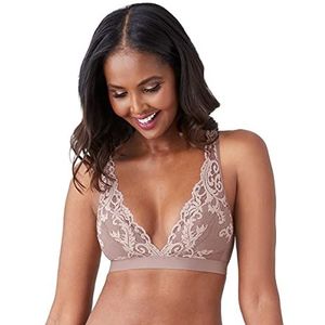 Wacoal Instant Icon Bralette Plungebeha voor dames, cafe Au Lait, M