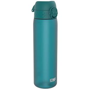 ION8 Waterfles, 500 ml/18 oz, Lekvrij, Makkelijk te Openen, Veilige Vergrendeling, Vaatwasserbestendig, BPA-vrij, Draaghendel, Past in Bekerhouders, Makkelijk Schoon, Geurvrij, Aqua Drinkfles