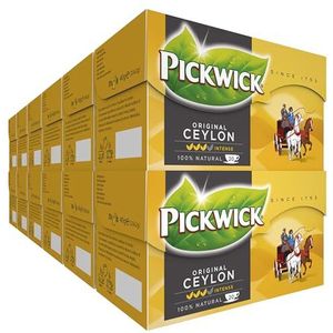 Pickwick Original Ceylon Zwarte Thee (240 Theezakjes - 100% Natuurlijk - UTZ Gecertificeerd) - 12 x 20 Zakjes