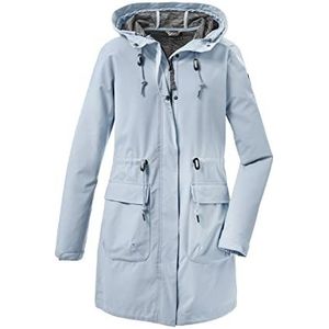 G.I.G.A. DX Women's Casual softshell parka met capuchon - GS 99 WMN SFTSHLL PRK, light blue, 40, 37955-000