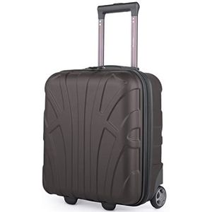 SUITLINE - Handbagage, Cabin Trolley, Hardshell koffer, Titaan, 45 cm, Koffer