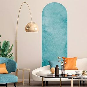 Ambiance Sticker Vliesbehang, voorgelijmd, gigantische fresco's, BOOG AQUARELLE BLAUW, decoratieve lijm, 185 x 60 cm