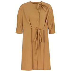 IPEKYOL Lyocell damesjurk, camel, 34