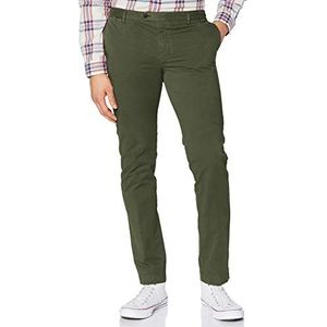 Hackett London Heren Core Kensington Pants, 655, moss green, 42