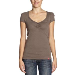 Edc By Esprit 071Cc1K036 T-shirt voor dames, Beige TR-H1-51, 38 NL/M