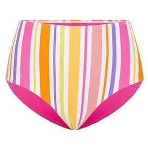 CHIEMSEE Bikinibroek met all-over patroon, 1021 wit/oranje, 38