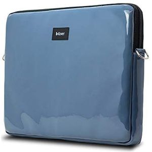 b-Kover Laptop-beschermhoes 35,6 cm (14 inch), gevoerd, waterdicht, handgemaakt, MSI/ASUS/Acer/Lenovo/DELL/HP/(petrolblauw)