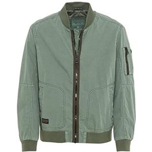 camel active Herenblouse met collegekraag, groen, 68