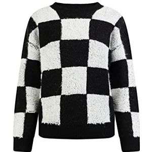 Sookie Gebreide damestrui 12425396-SO01, zwart-wit, M/L, zwart, wit, M/L