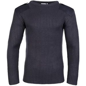 Fort Heren 120 ronde hals combat trui met ronde hals (1 stuk), Donkerblauw, M