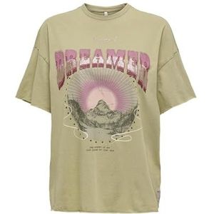 ONLY Dames Onllucy Life S/S Mountain Top Box JRS, Elm, L