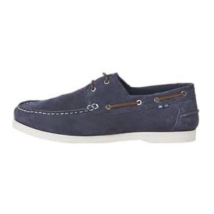 Jack & Jones JFWGOLDERS Suede Boat Shoe zeilschoenen voor heren, Navy Blazer, 41 EU, navy blazer, 41 EU