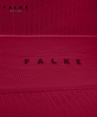 FALKE - Maximum Warm Long W - Thermobroek - Rood Merlot 8117 Stripe