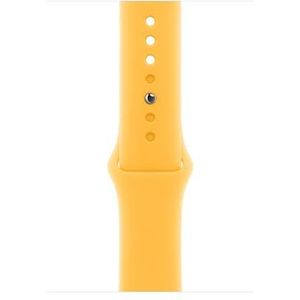 Apple Watch Band - Sportbandje - 45 mm - Zonnig geel - M/L