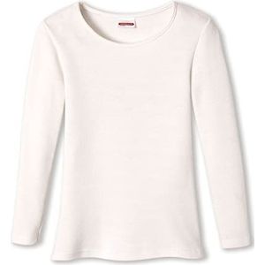 Damart - T-shirt voor kinderen, lange mouwen, ronde hals - thermolactyl bovendeel, interlock mesh - warmtegraad 3, Wit (wit), 4 Jaren