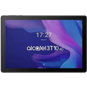 Alcatel 3T 10" 4G Quad Core Tablet, camera, uitbreidbaar geheugen, 2 GB RAM, Android 10, Black [Italië]
