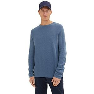 TOM TAILOR Heren 1035762 trui, 30278-China Blue Melange, XL