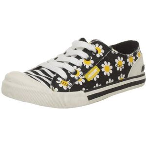Rocket Dog Dames Jazzindf-001 Sneakers, zwart, 36.5 EU