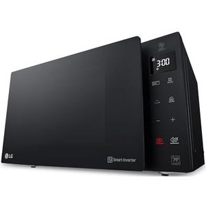 LG - Magnetron, grill, smart inverter 476 x 272 x 388 mm zwart transparant