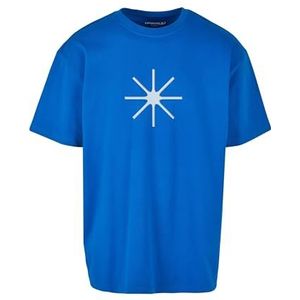Mister Tee - Error Oversize Heren T-shirt - Blauw