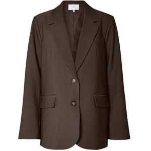 Y.A.S Yasreemaj Ls Blazer Noos, chocolate brown, 42