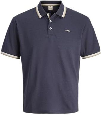 JACK & JONES Jprblualves Ss Polo Sn, grafietgrijs, L