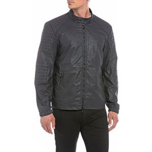 Replay Heren M8324 jas, 910 Dark Blue, M, 910 Dark Blue, M