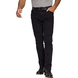 JP 1880 Heren grote maten grote maten Menswear L-8XL Jeans, FLEXNAMIC®, Denim, Straight Fit, tot maat 70/35 722849, zwart, 46W x 34L