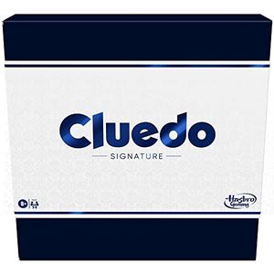 Cluedo Signature Collection familiebordspel voor 2 tot 6 spelers, hoogwaardige verpakking en onderdelen, spel voor 8+