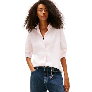 Tommy Jeans Blouse  pastelroze / wit