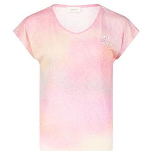 Cartoon Sweatshirt voor dames, roze/wit, 34